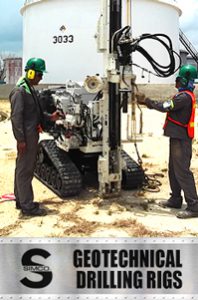 SIMCO drilling rigs for geotechnical drilling