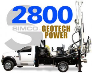 SIMCO geotechnical soil sample drilling rig