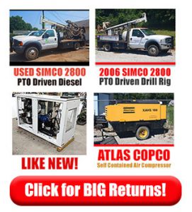 used drill equipment investment