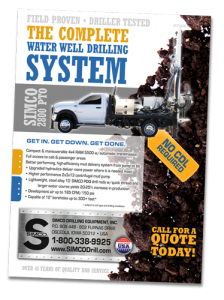simco water well drilling rig ad
