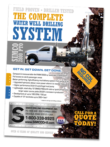 simco water well drilling rig ad