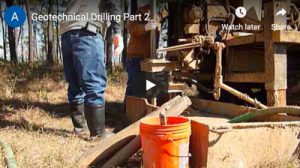 geotechnical drilling rig video