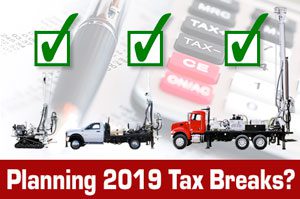 tax breaks for drilling equipment