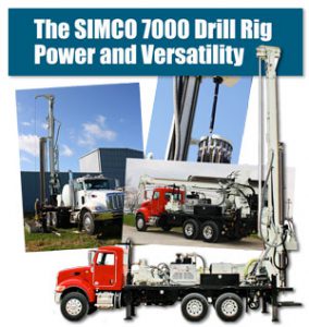 water well drilling rig simco 7000