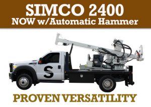 simco drilling rig 2400 automatic hammer