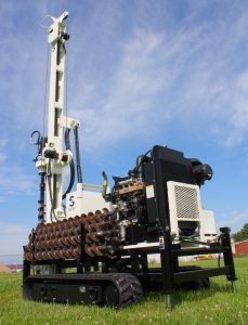 simco 2400 sk1 track mounted auger drilling rig
