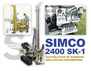 simco 2400 sk1 water well drilling rig