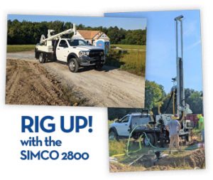 2800 water well drilling rig 20' mast