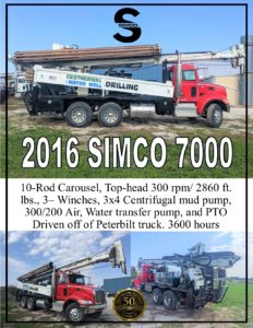 used drill rig 7000